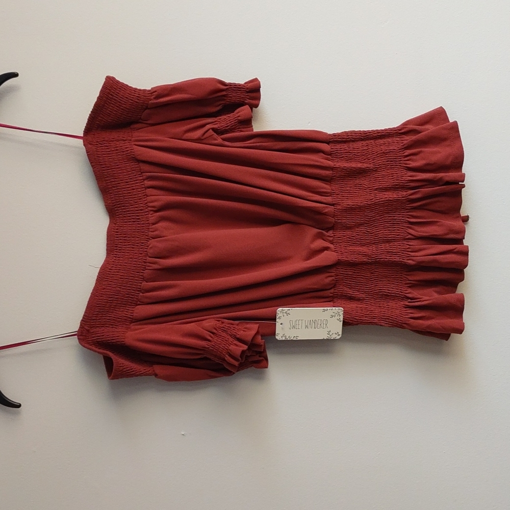 Women's Shoudrless top